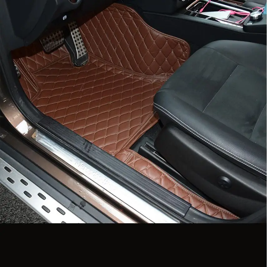 Кожаные ботинки для женщин автомобильный коврик автомобиля mercedes benz glk280 glk300 glk350