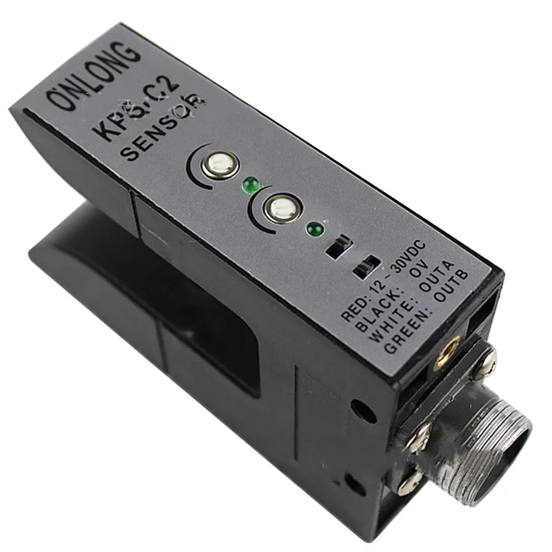 Фотоэлектрический датчик для коррекции углов со слотом с датчиком разъемом пары