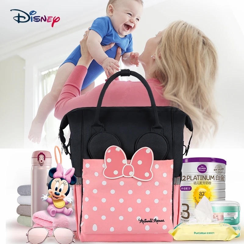 Аутентичный рюкзак Disney Mommy теплоизоляционная сумка для подгузников большая