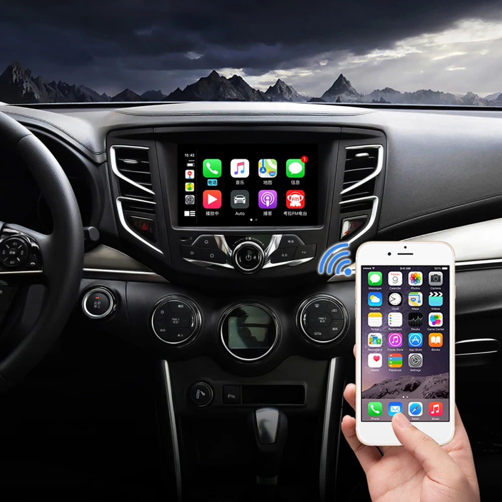 Android автомобильный навигационный модуль USB Carplay Bluetooth подключение телефон