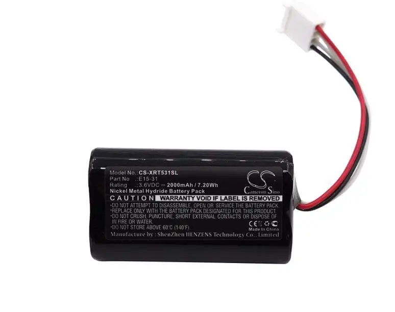 Cameron sino 2000 мА/ч, Батарея для X-RITE E15-31 E15-31 оттенок видение E15-31 оборудование, обзор, аккумуляторная батарея