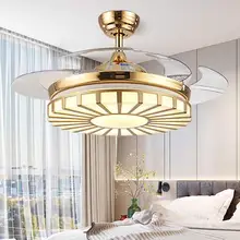 Современный 42 дюймов потолочный вентилятор-светильник с дистанционным управлением выдвижной вентилятор-Потолочная люстра для Спальня Кухня Гостиная