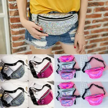 

Sequin Glitter Waist Fanny Pack Belt Bum Bag Pouch Hip Purse Messenger Handbag