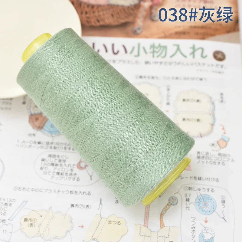 Liuqing нить 3000 ярдов высокоскоростная швейная нить полиэстер швейная нить тип ручная линия 402 вышивка - Цвет: 38 3880