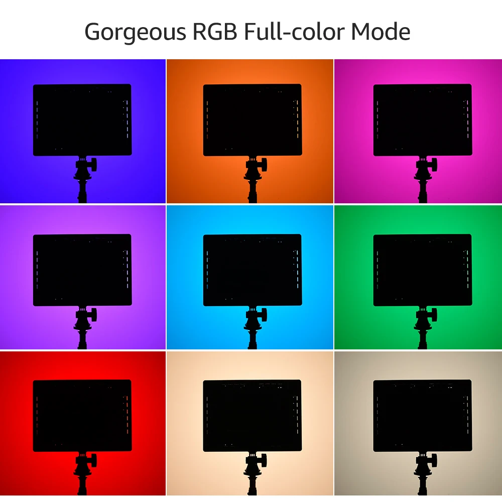 YONGNUO YN300 Air II Светодиодный светильник для видео панель RGB 3200 K-5600 K заполняющая лампа CRI 95+ пульт дистанционного управления для студийной наружной портретной съемки