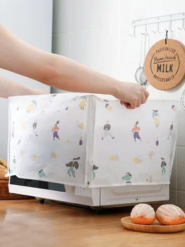 

Protective Covers For Microwave Oven Waterproof Dustproof Oven Cover Kitchen Home Decor Cover Cloth household Gadgets tools