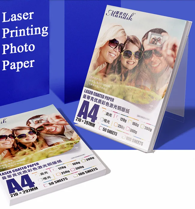 100 sheets a3 Matte Coated Paper Laser Printers posters 115g