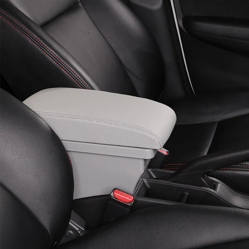 Автомобильный подлокотник для Chevrolet Sail 3 ящик для хранения центральный подлокотник модификация подстаканник интерьерные аксессуары для стайлинга автомобилей - Название цвета: Gray