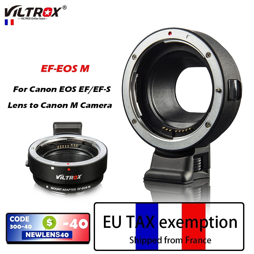 Кольцо-адаптер Viltrox для объектива с автоматической фокусировкой Canon EOS