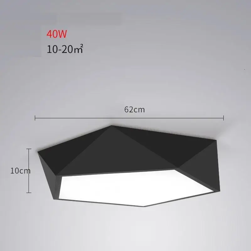 Moderna Lampen современный светильник Sufitowe плафон блеск De Led светильник светильники черный потолочный светильник