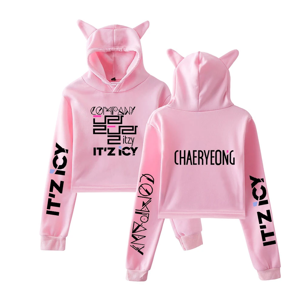 ITZY толстовка с капюшоном Dragon Ball Harajuku Kawaii худи с кошкой в Корейском стиле пуловеры женские укороченные толстовки лето и осень
