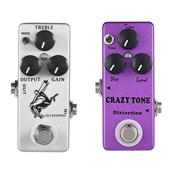 

MOSKY CRAZY TONE RIOT Distortion Single Guitar Effect Pedal & MOSKY Horse Guitar Effect Pedal Overdrive Guitar Pedal