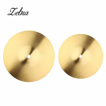 

8/10 Inch Copper Alloy Crash Cymbal Drum Set Durable Brass Alloy Cymbal For Percussion Instruments Players Beginners