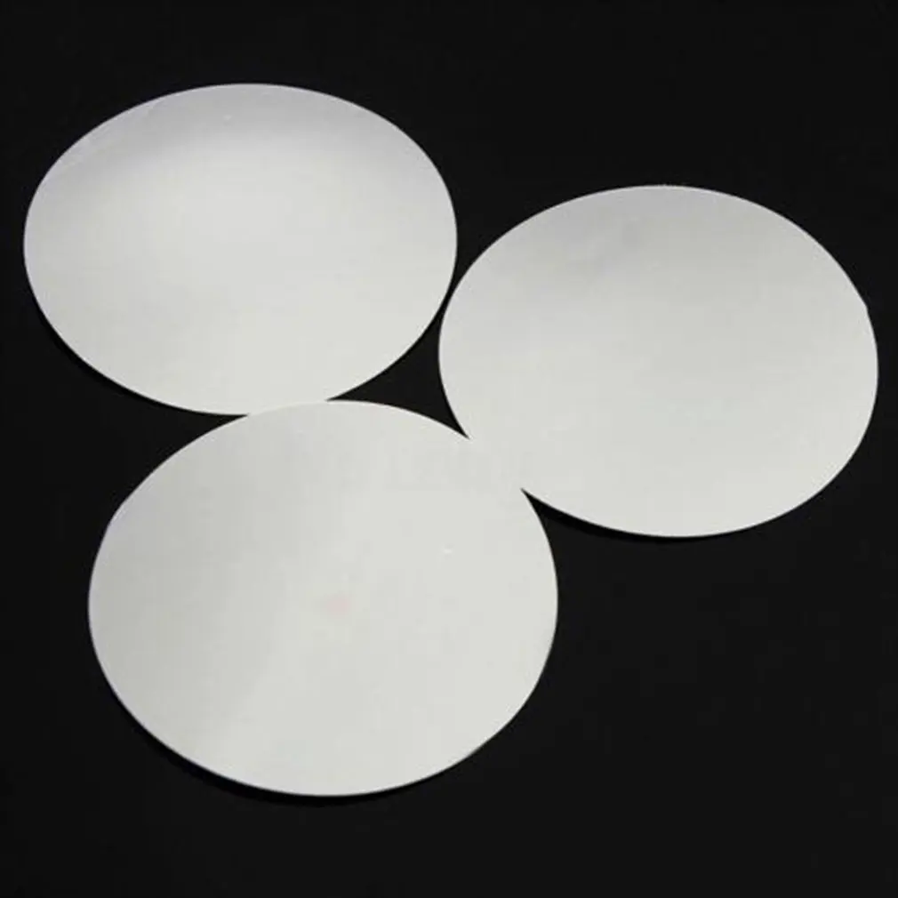 50pcs Red Wine Pouring Wine Red Wine Sheet Leak-Proof Aluminum Foil 3 Inch Silver Drip-Proof Wine Pourer Disk