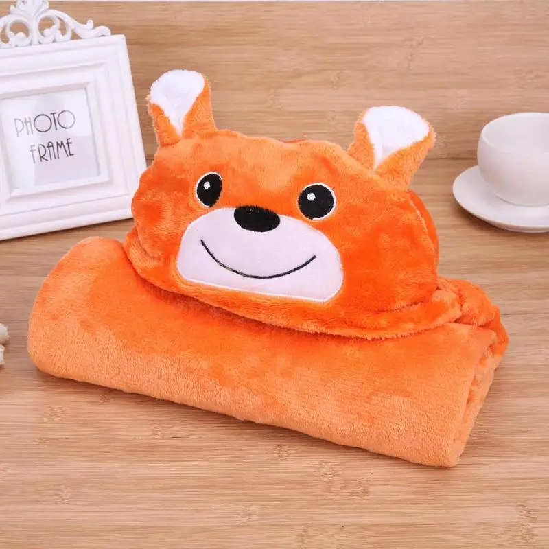 Cartoon Baby Infant Bath Towels 3D Lovely Soft Fleece Baby Bath Towel Kids Hooded Cloak Blanket Kids Children Shower Products