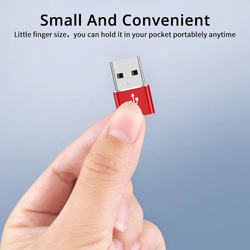 USB tipo C adaptador de OTG tipo-C USB 3,0 macho a USB C adaptador de datos OTG femenino Cable convertidor adaptador para Macbook iphone 11 pro ► Foto 3/6