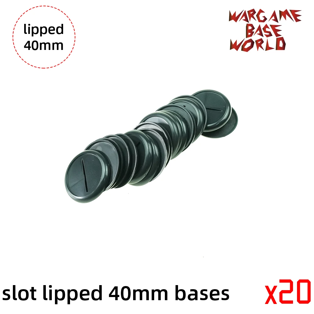 40 мм Слот lipped базы Настольные игры для военной машины
