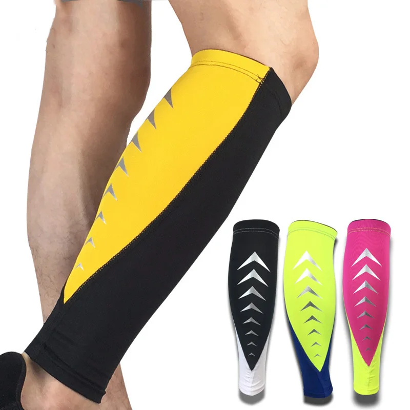 

1 PCS Elastic Football Leg Sleeves Unisex Women Men Calf Compression Sleeve Warmers Brace Support Cycling Leg Protectors