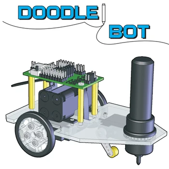 

Drawing Smart Car Writing Robot for Arduino Programmable Maker Drawing Robot Best Birthday Gift For 8+