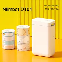 Niimbot – imprimante d'étiquettes thermiques D101 D11, Mini imprimante d'étiquettes de poche Portable sans encre, pour téléphone Portable, utilisation à domicile et au bureau
