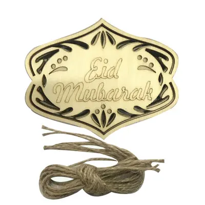 E-1bag(10pc) DIY Eid деревянный кулон EID MUBARAK Декор для дома украшения на Рамадан Висячие Подвески Исламские мусульманские Вечерние принадлежности для декора - Цвет: E-1bag(10pc)