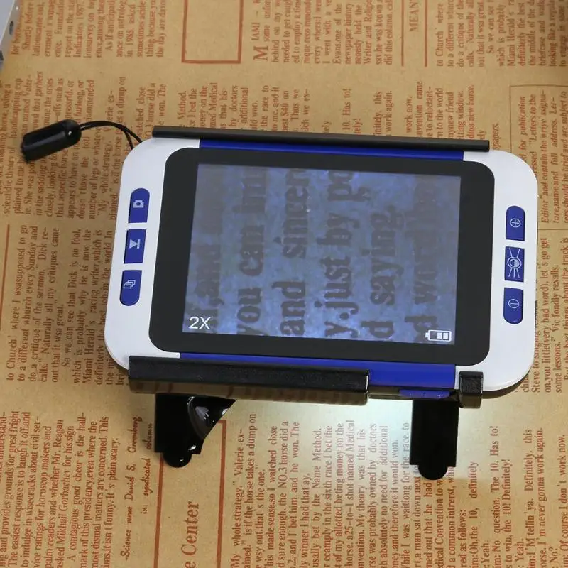 

Digital 3.5 inch LCD Magnifier Low Vision Electronic Reading Aid for Old Man Kid Support Maximum External Memory 32G