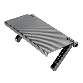 

Desktop Stand Foldable Shelf TV Box Router Shelf Set-top Box Bracket Holder Mini PC DVD Player Stand Rack Aluminum Single-layer