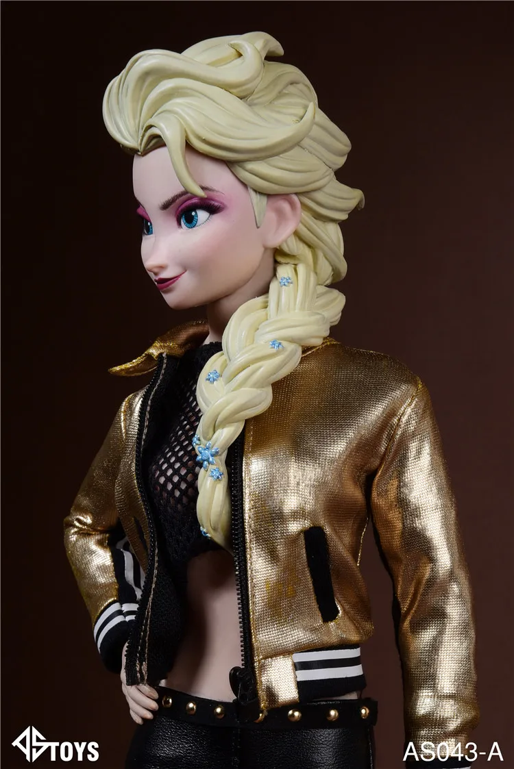 Dropshipping ASTOYS AS043 1/6 1/6 Scale Female Woman Girl Elsa Head Sculpt with Movable Eyes for 12" TBLeague Figures