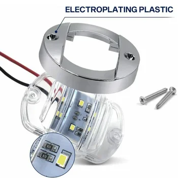 

Replacement Marine Boat LED Stern Lights 6-LED Navigation Deck ABS Plastic