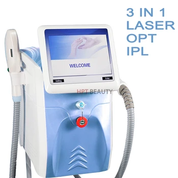 

3 In 1 Laser OPT SHR IPL ND YAG Hair Removal Beauty Machine Tattoo Removal Skin Rejuvenation Salon Equipment