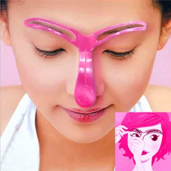 

1 Pcs Magic ABS Eyebrow Stencil Makeup Stencil For The Eye Brow Drawing Template Make Up Guide Tool Shape For Women Beauty