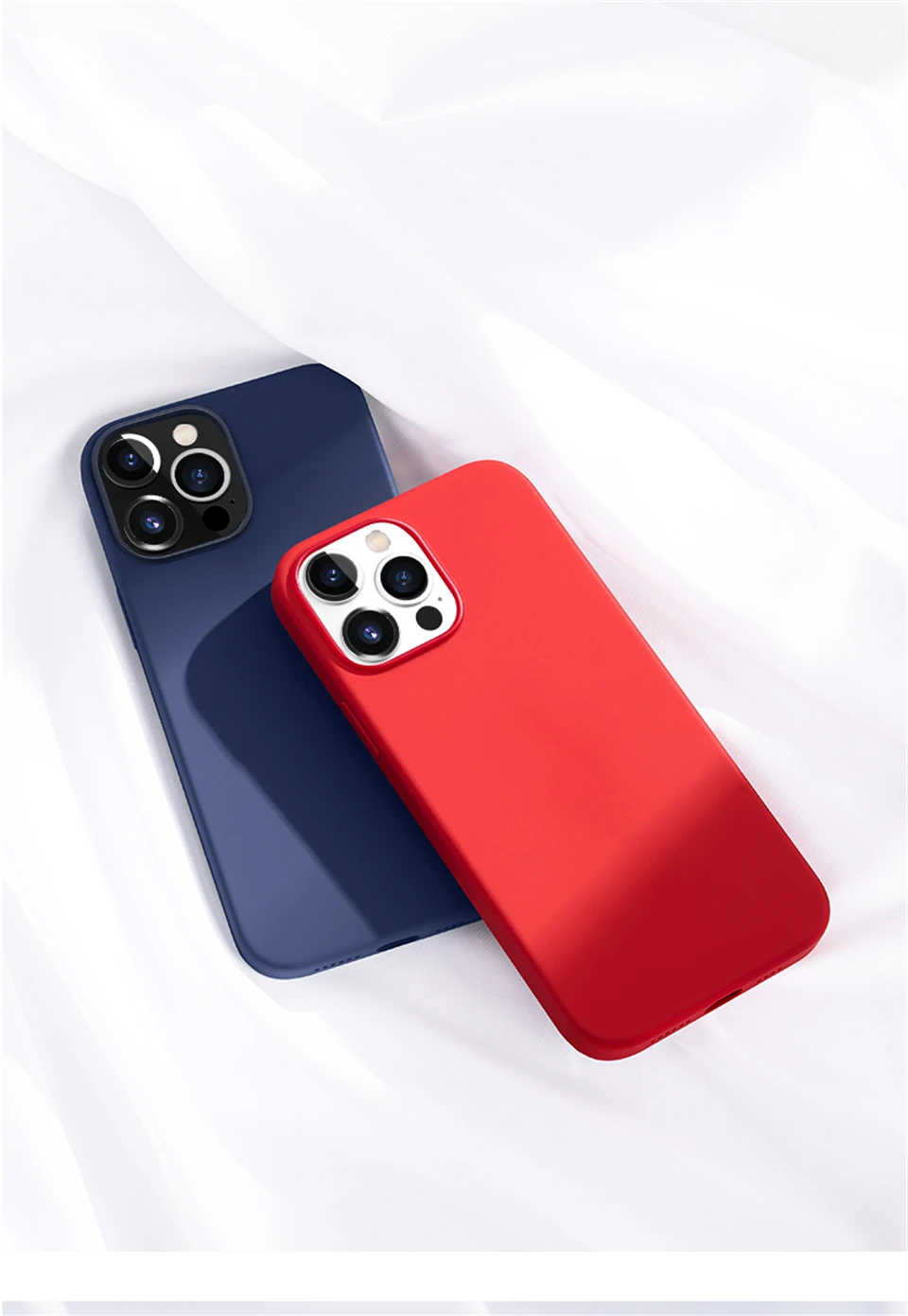 Luxury Velvet Back Liquid Silicone Case For Iphone 13 12 11 Pro Max Mini 7 6 6S 8 Plus X Xr Xs Max Full Cover Camera Protection apple iphone 13 pro max case