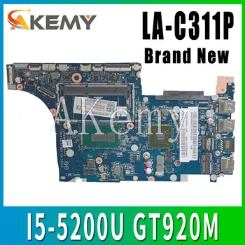 

Akemy For Lenovo LA-C311P U31-70 laptop Mainboard LA-C311P Motherboard with I5-5200U GT920M