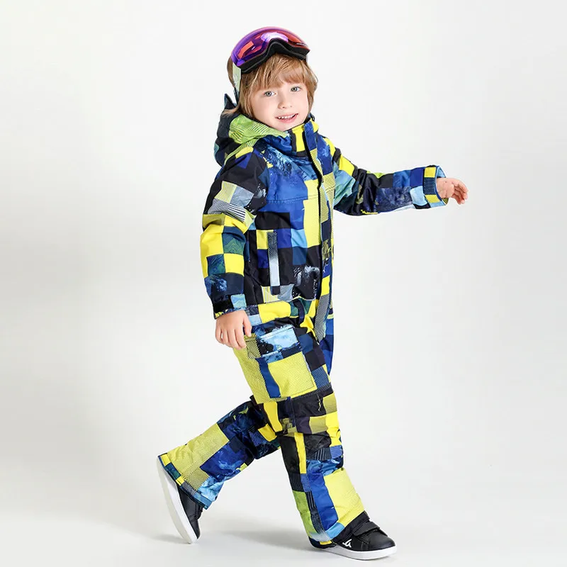 Waterproof Winter Ski-suits Aged 3-6 years Kids Snowboard Set Boys Girls Ski Jacket with Pants Set Winter Ski Clothes Children