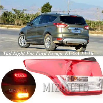 

MIZIAUTO Tail Lamp For Ford Escape KUGA 2013 2014 2015 2016 Tail lights Lamp LED Running lights Cars Fog light Outer Car Styling