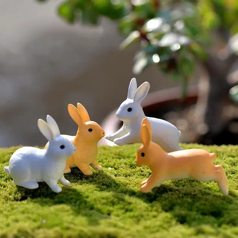 plastic bunny figurines