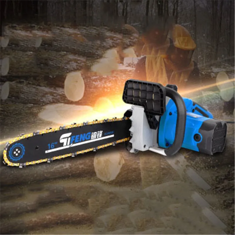 

Woodworking Saw Electric Tool Chain Chainsaw Saw Blade 26 mm AC Single Phase and DC 220V Higher Log Fast Cutting Power Household