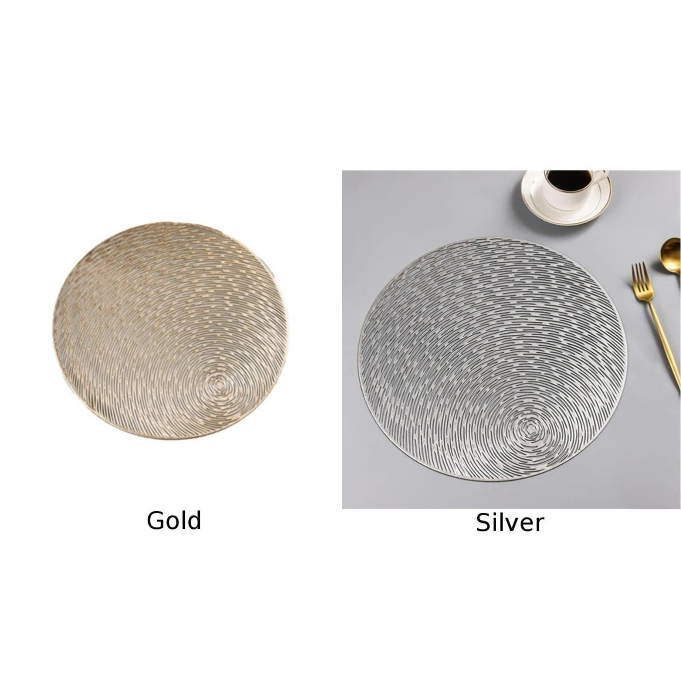 Round Family Hollow Out Anti-slip Pattern Hollow Out Design Nonslip Cup Coaster