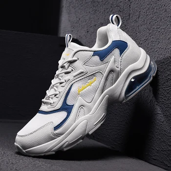 

2020 Mesh Sneakers Man Casual Breathable Shoes Men Lightweight Lace-up Comfortable Footwear Male Sport Running Zapatillas Hombre