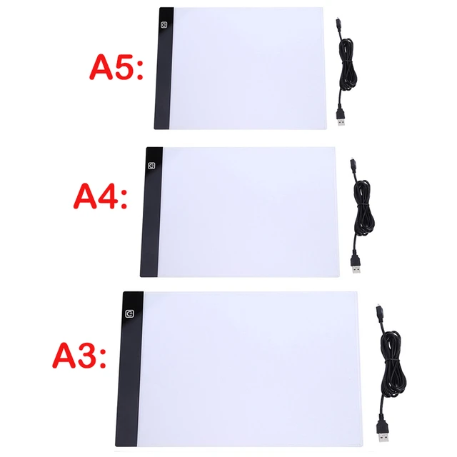 A3 A4/A5 Size Three Level Dimmable Led Light Pad,Tablet Eye