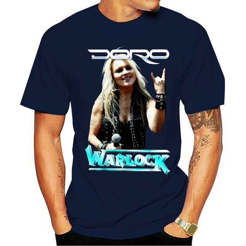 Новая Черная футболка DORO Pesch Warlock Ueropean Tour 2021 размер S 3XL|Футболки| |