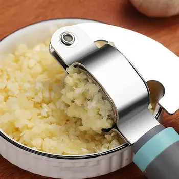 

1 Pc Multifunctional Stainless Steel Garlic Mincers Presses Kitchen Utensils Hand Pressing Garlic Masher, Cutting Garlic Clip