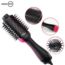 Щетка для волос одношаговая щетка для волос и волумайзер генератор отрицательных ионов для завивки, выпрямления волос Инструменты для укладки парикмахерских салонов