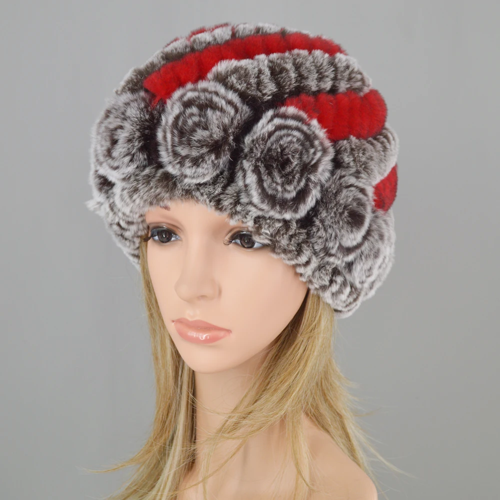 Бестселлер inverno mulheres rex Chapeu de coelho de luxo mulheres lindas chapeus boina de couro boinas para mujer