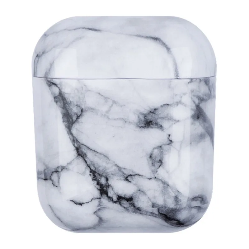 style 3 Высокое качество AirPods чехол Универсальный PC мрамор беспроводные наушники защитный корпус для Airpods 1/2 - Цвет: style 3