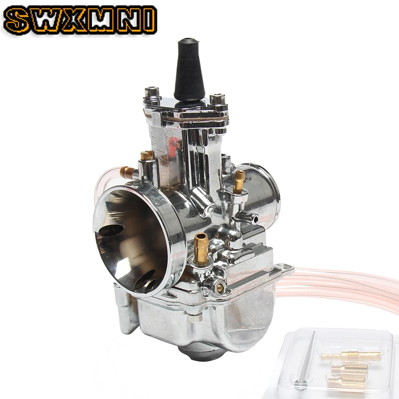 100-300cc 30 мм PWK карбюратор для Mikuni модель мотоцикла скутер UTV ATV(серебро) Универсальный мотоцикл