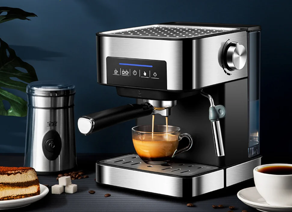 Italian Coffee Machine 20Bar Pump Espresso Machine Semi-automatic Espresso Coffee Maker Home Coffe Maker Commercial Milk Frothe