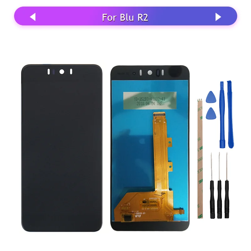 Протестированный ЖК-дисплей для BLU R2 LTE 0150EE R0170WW ЖК-дисплей сенсорный экран стекло дигитайзер полная сборка Замена
