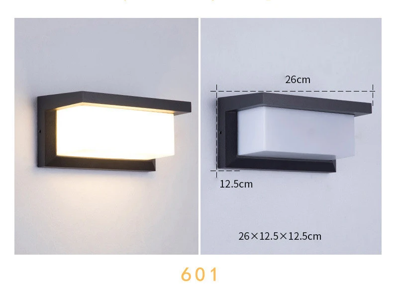 Открытый настенный светильник Led Ip66 водонепроницаемый патио наружный светодиодный необычные идеи освещение лестницы светильники - Испускаемый цвет: 3