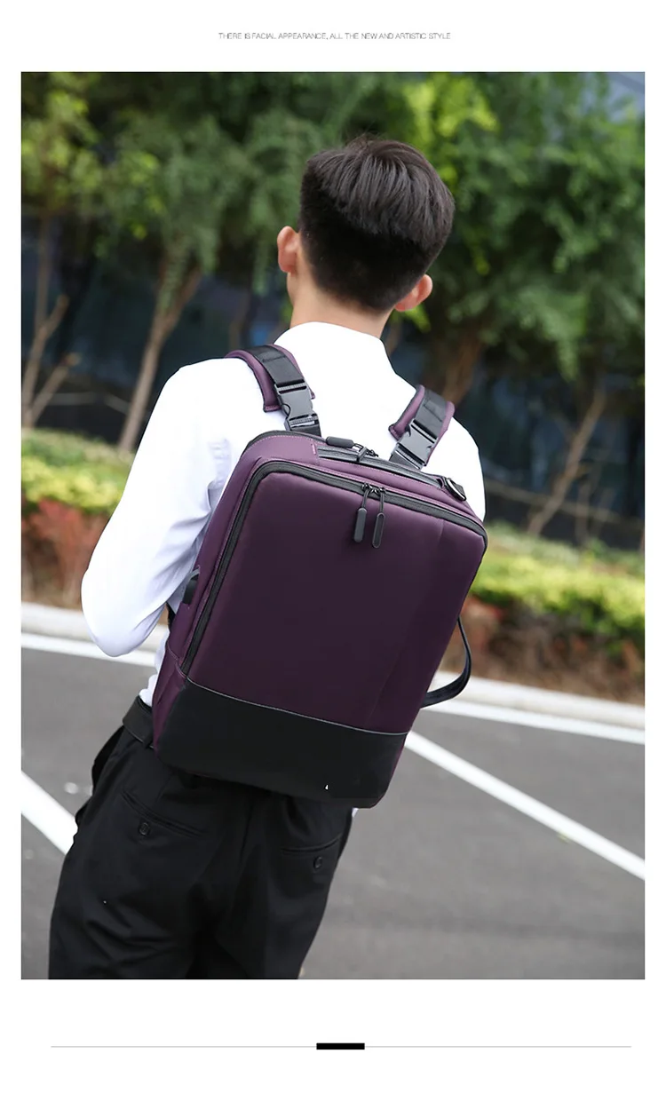 

Waterproof casual bag Korean backpack men's laptop bag men's backpack